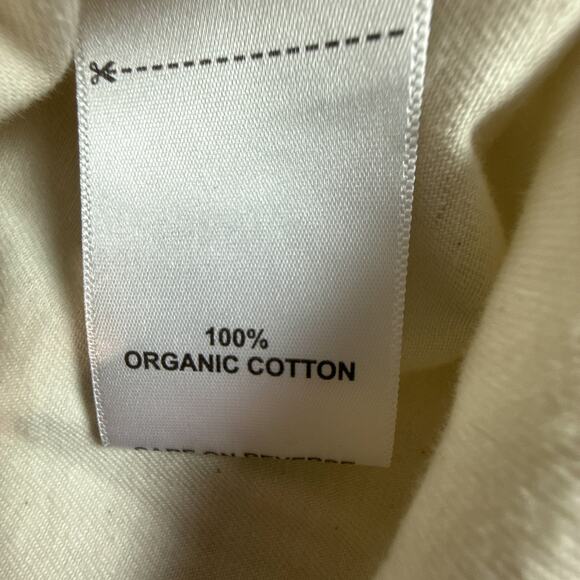 BILLY REID 100% Organic Cotton Cream/Off-White Shirt-Style Jacket Slim Fit L - Picture 6 of 7